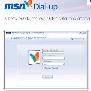 Msn dial up software